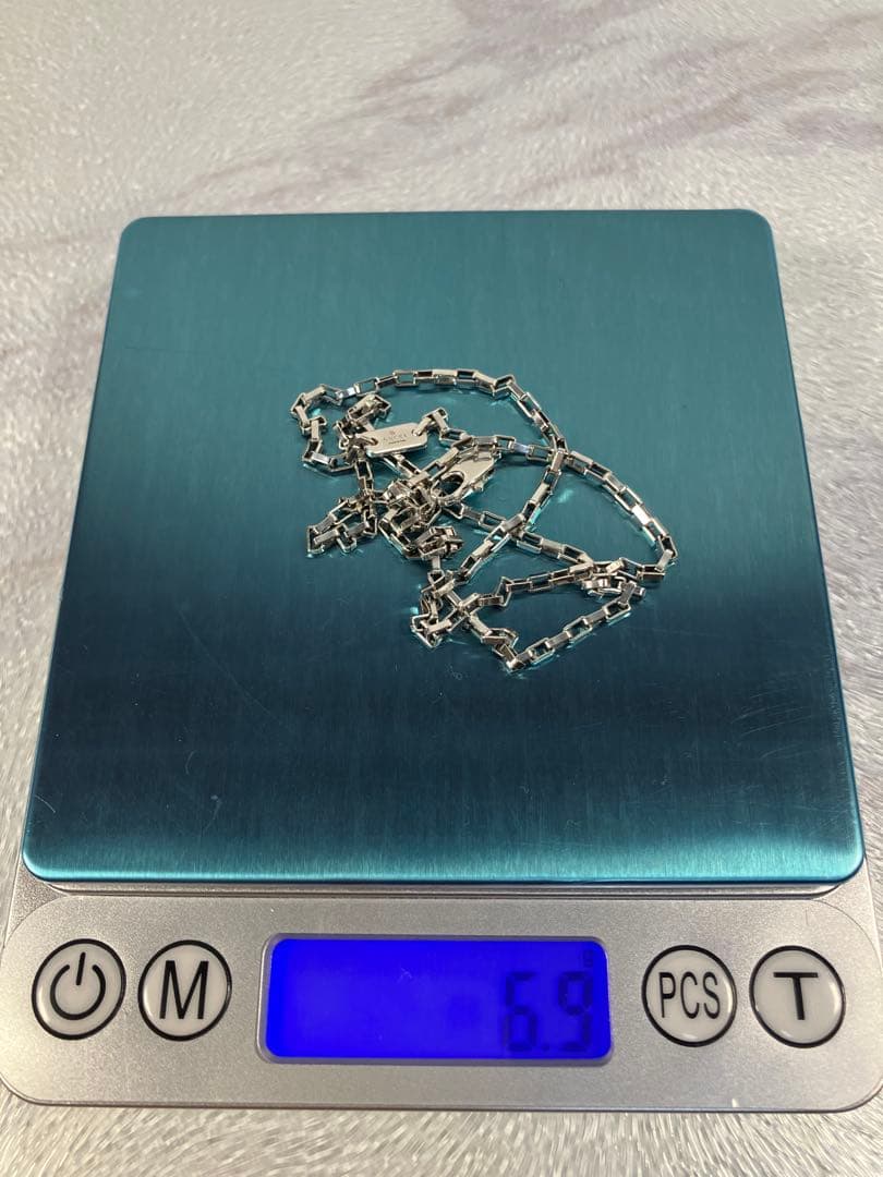 【美品】GUCCI ベネチアチェーン ネックレス 男女兼用　SV925