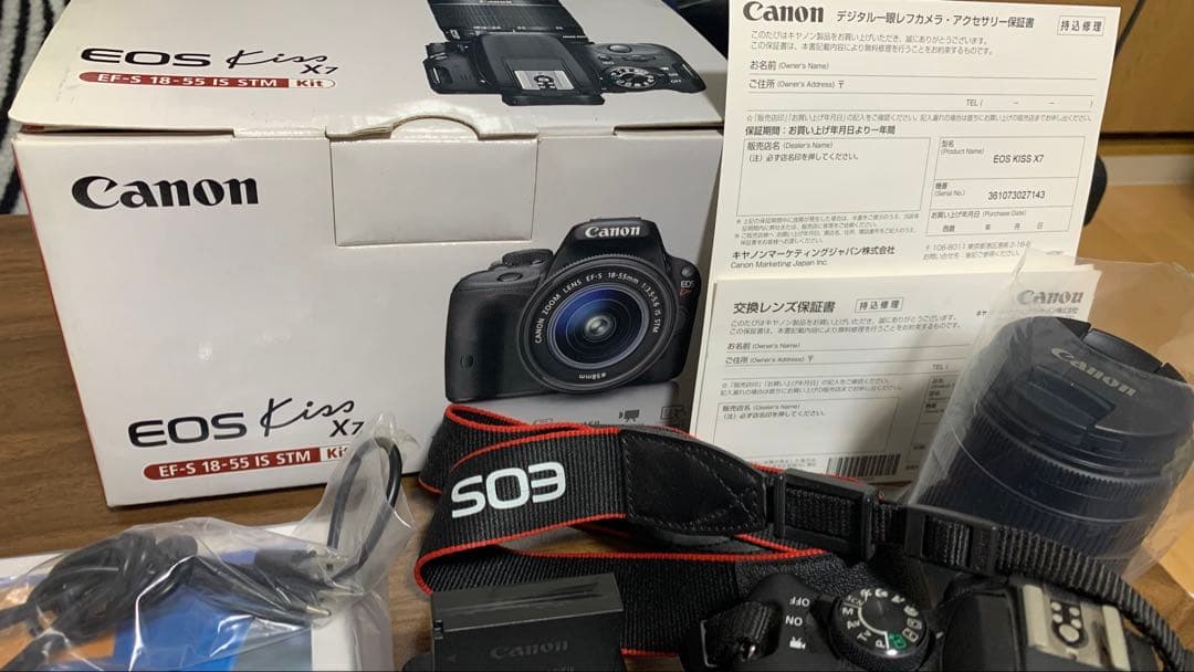 【美品】Canon EOS Kiss X7 レンズキット