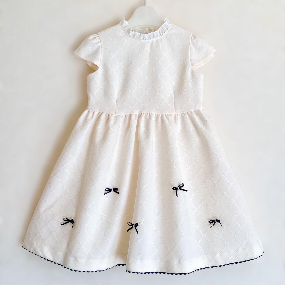 110size ホワイト セレモニー 入学 卒園 発表会 結婚式 フォーマル