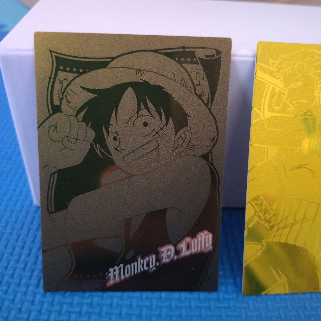 ONEPIECE アマダ エッチングカード　ルフィ　ゾロ　サンジ+ウソップ