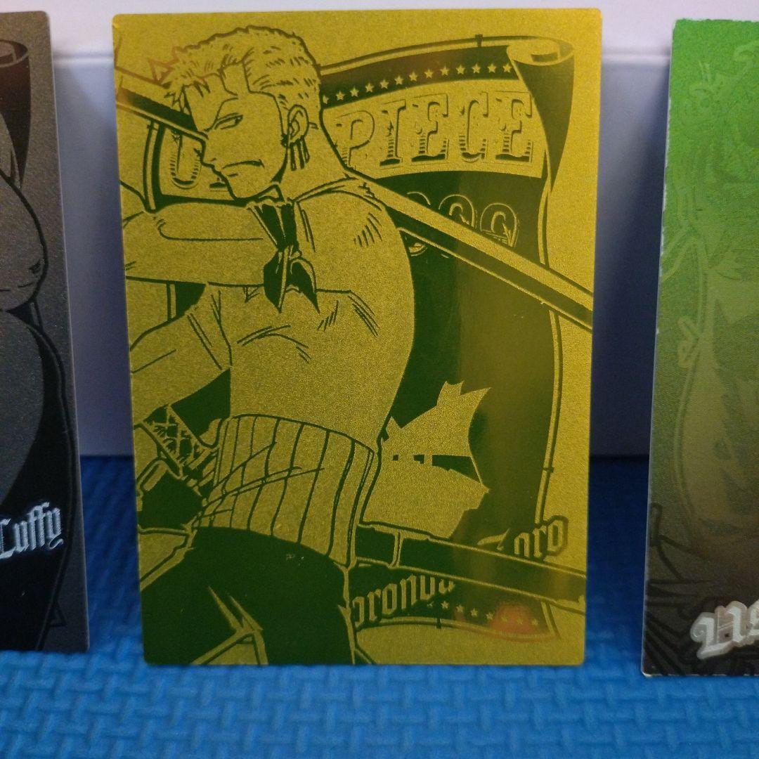 ONEPIECE アマダ エッチングカード　ルフィ　ゾロ　サンジ+ウソップ