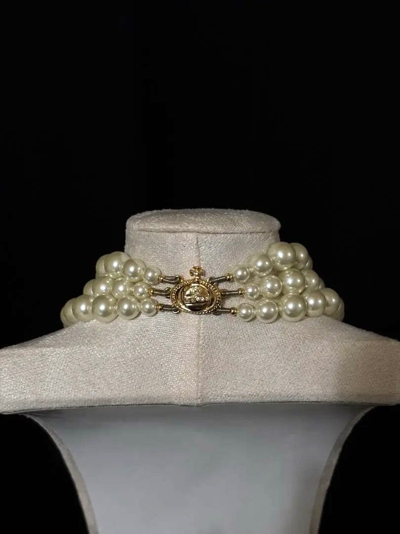 Vivienne Westwood パール ドロップ ネックレス　ゴールド