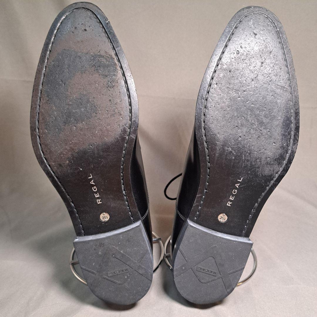 REGAL リーガル 811R 内羽根ストレートチップ ブラック 25.5cm