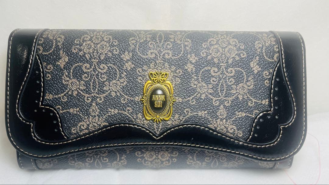 アナスイ ラウンドカラー 口金長財布