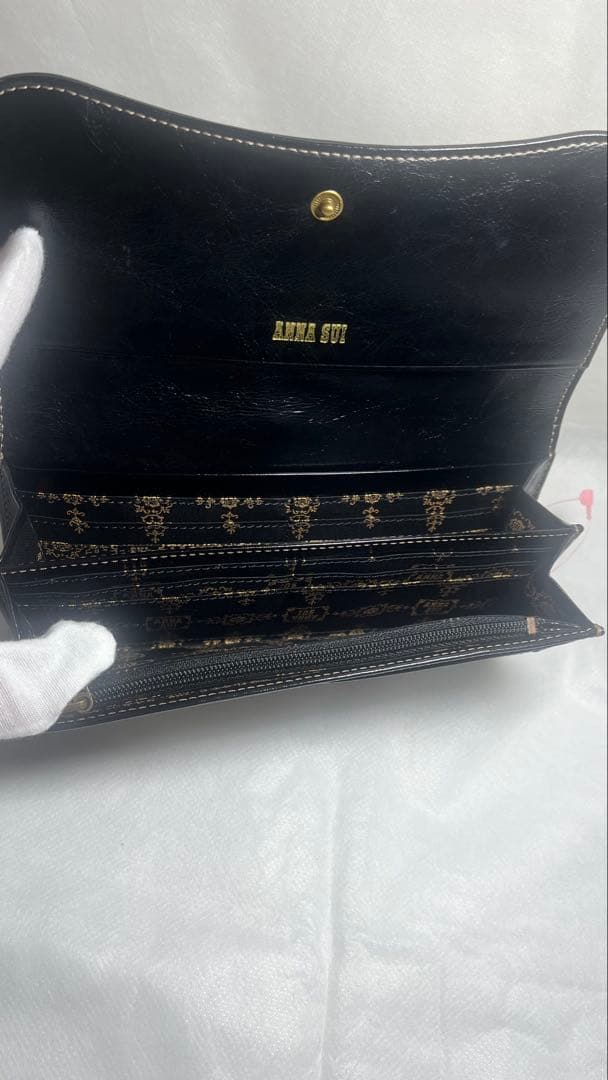 アナスイ ラウンドカラー 口金長財布