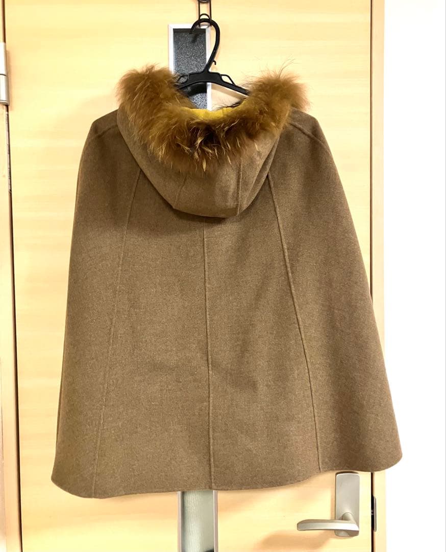 【オンワード樫山 自由区】ポンチョコート♪サイズ38