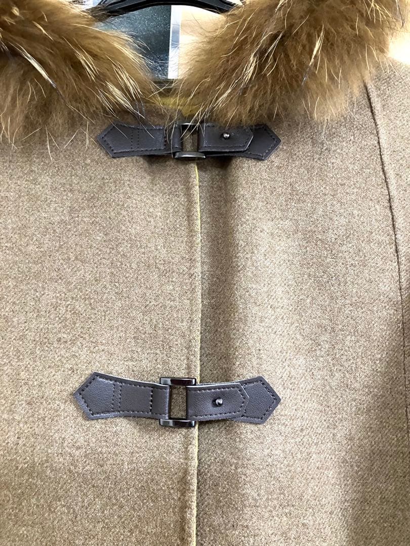 【オンワード樫山 自由区】ポンチョコート♪サイズ38