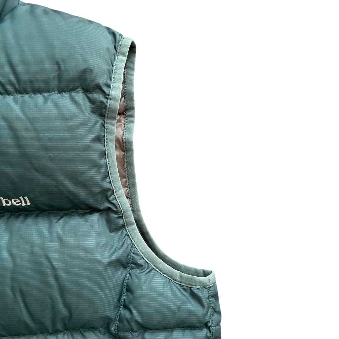 【美品】mont-bellモンベル 90s ネージュ ダウンベスト L.ブルー