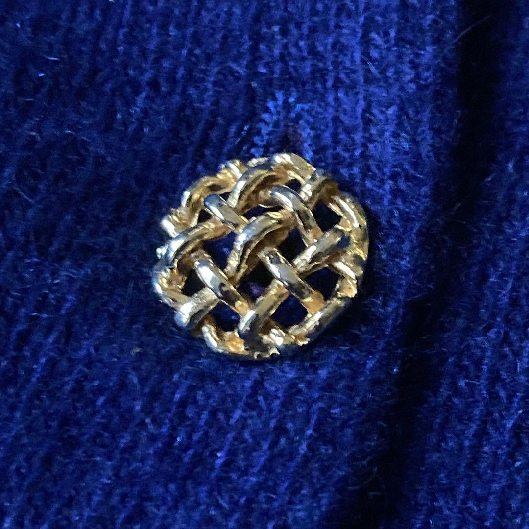 CAIRNDALE カシミヤカーディガン 金ボタン スコットランド ヴィンテージ