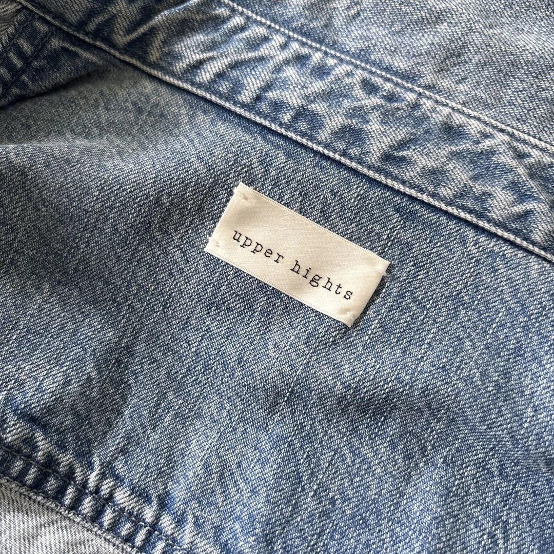 アッパーハイツ　upper hightsオーバーサイズデニムシャツ ライトブルー