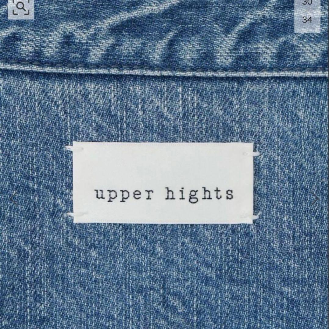 アッパーハイツ　upper hightsオーバーサイズデニムシャツ ライトブルー