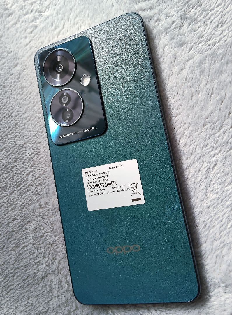 OPPO Reno11 A ブラック グリーン