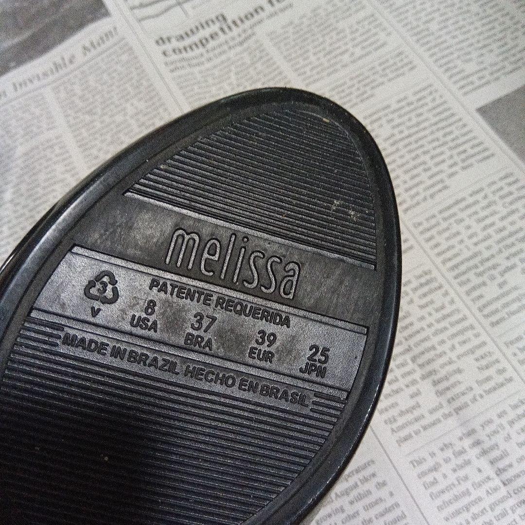 melissa×Vivienne Westwoodフラット・レインシューズ 25