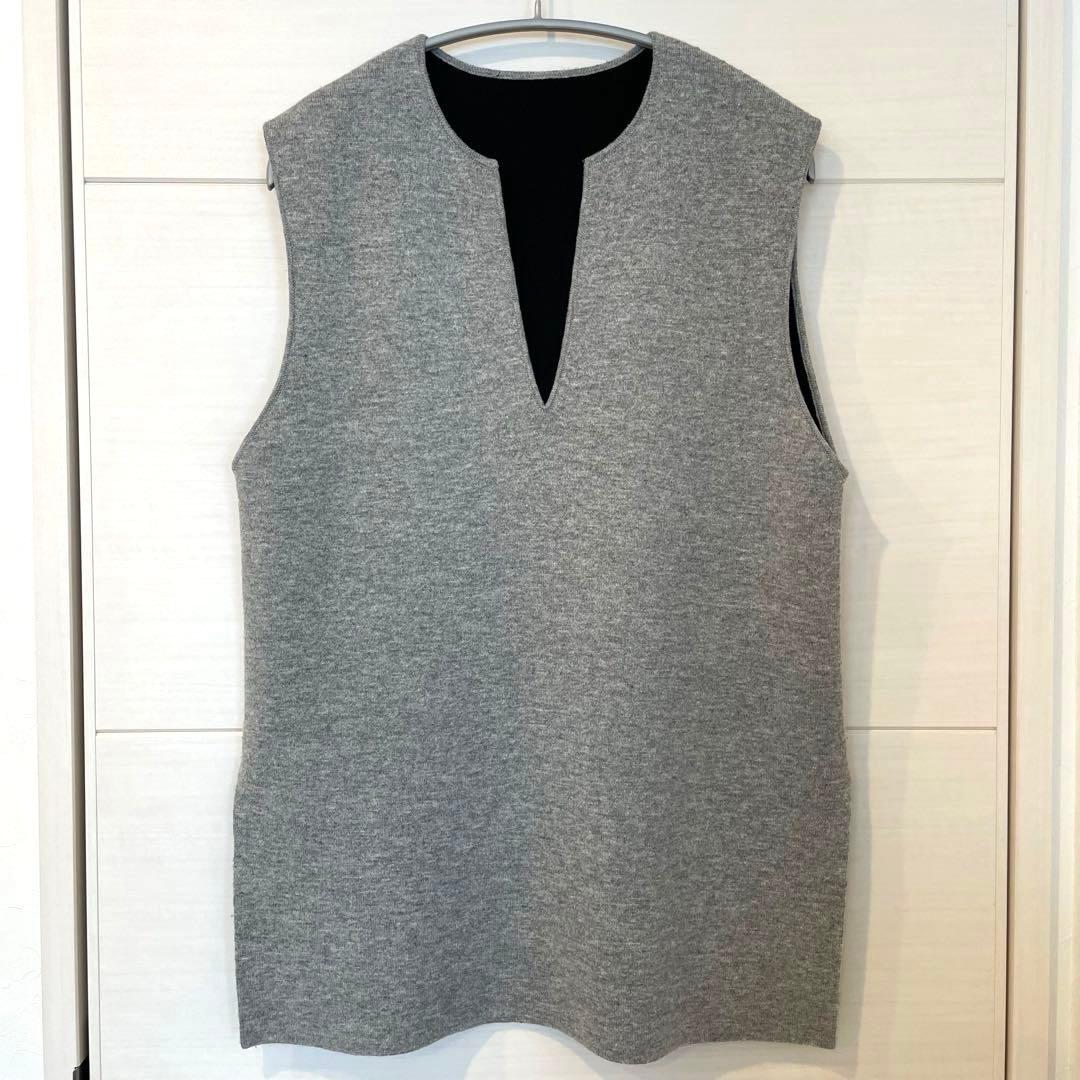 CABaN キャバン ウールカシミヤ リバーシブル チュニック ベスト