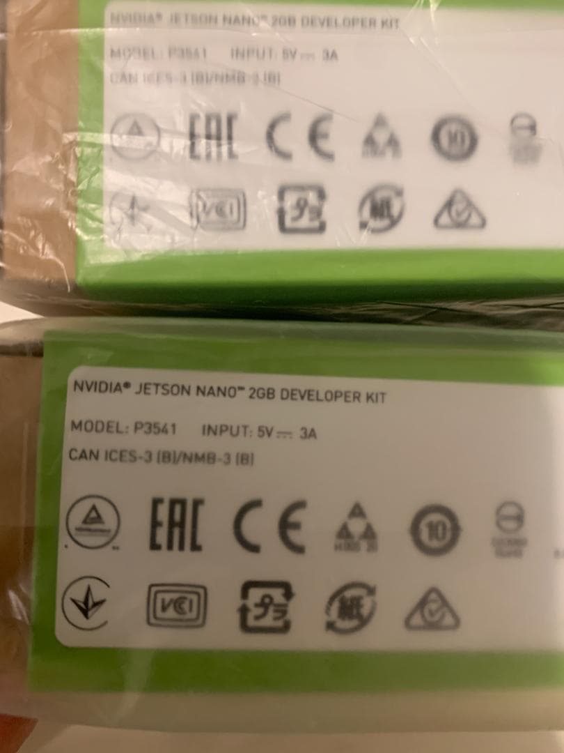 【新品未開封】NVIDIA Jetson Nano 2GB 開発者キット 2個