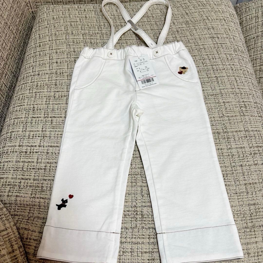 c*ン様 【新品未使用タグ付き】 familiar ファミリア 9分丈 パンツ