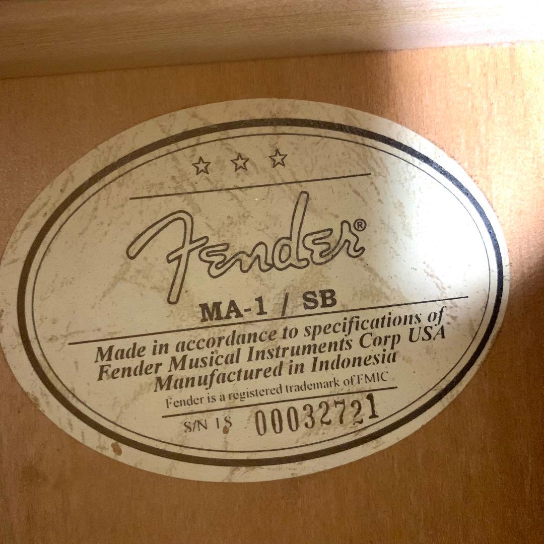 えぬし Fender MA-1 ミニアコギ 状態良好