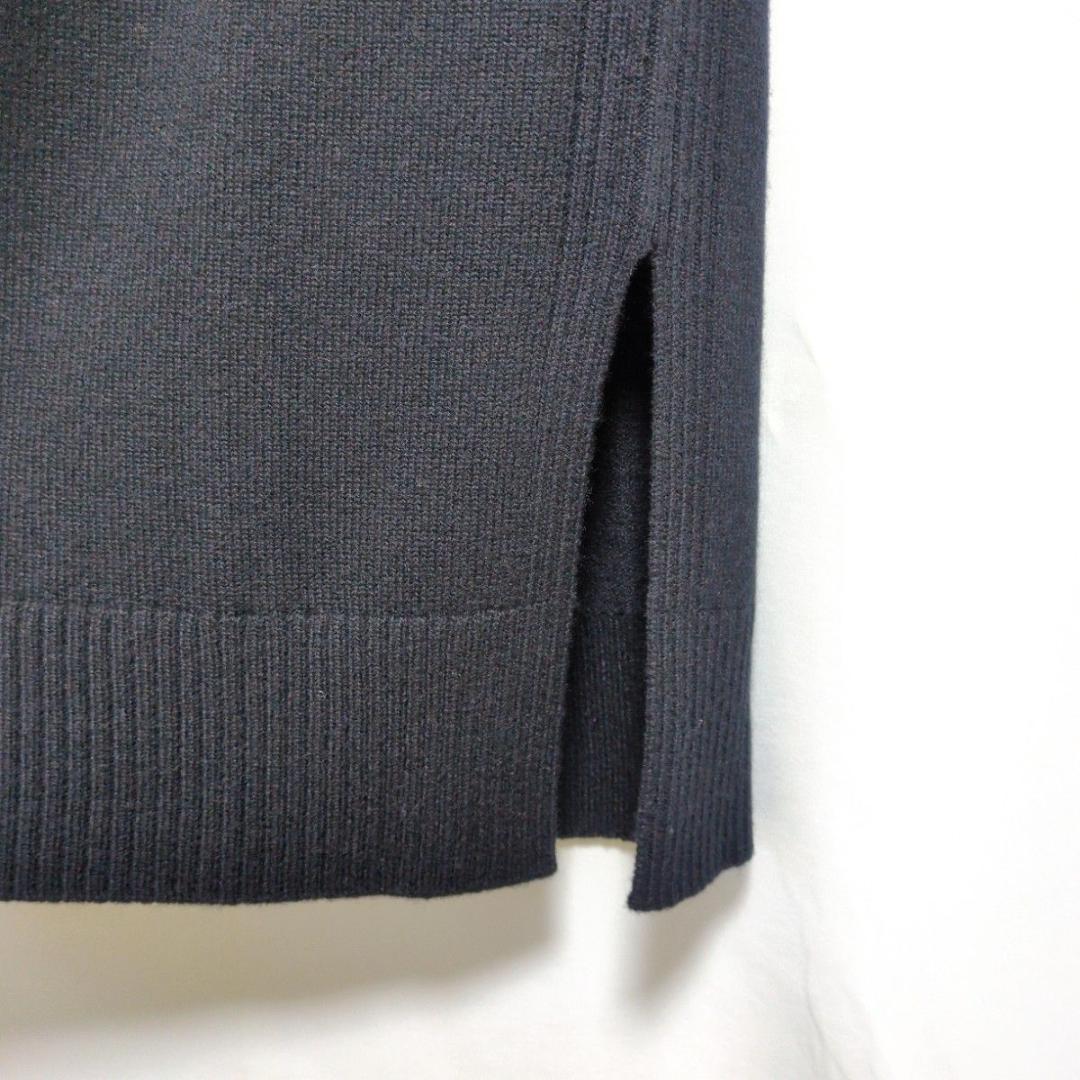 23区 洗える ウール カシミヤ タートルネック ニットワンピース 大きいサイズ