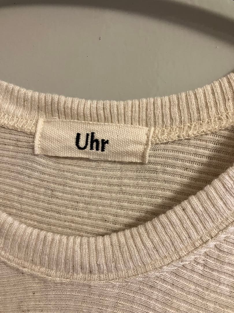 美品　Uhr ナンバー79プリント 長袖