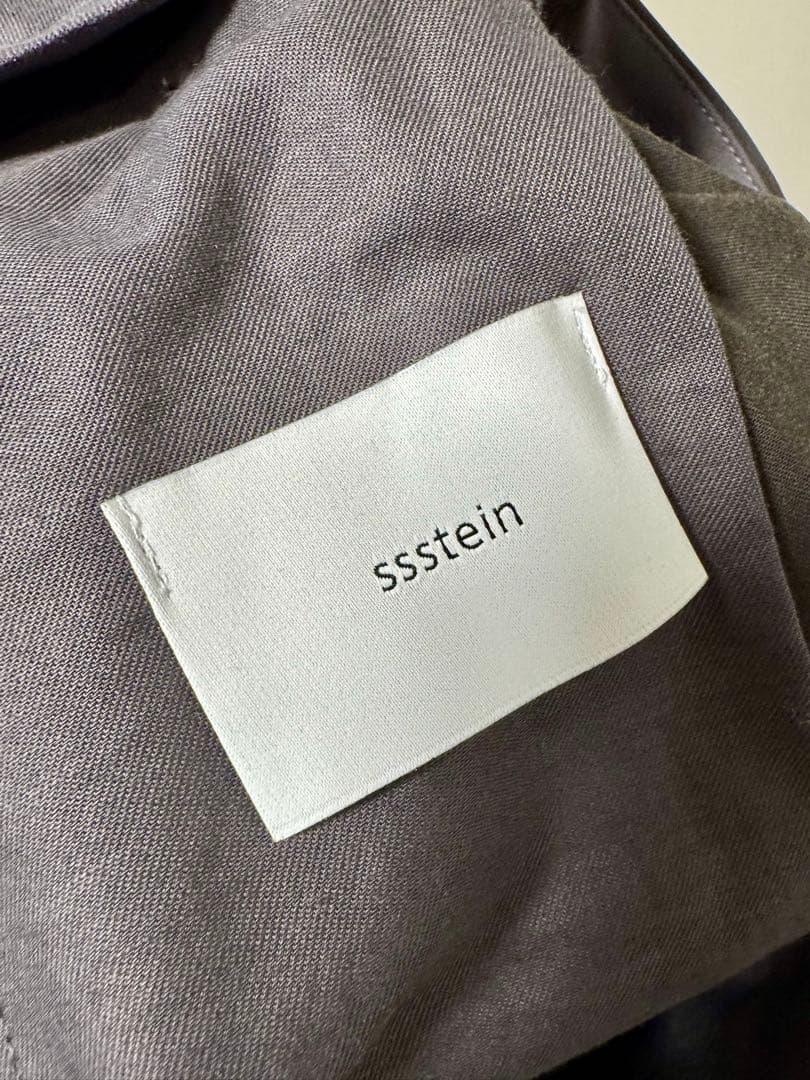 パンツ ssstein LONG WIDE TROUSERS GREY KHAKI M