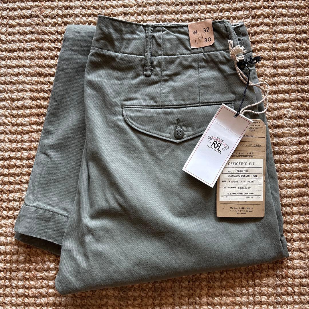 Double RL オフィサーズチノパン 32 x 30inch未使用品