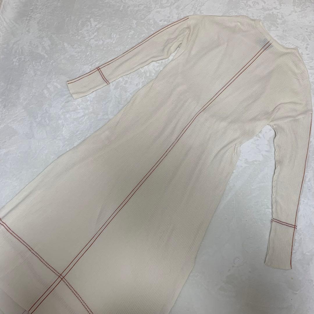 TAN タン ステッチリブニットワンピース サイズF