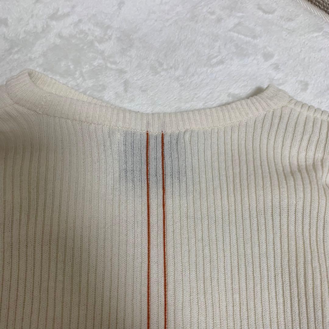 TAN タン ステッチリブニットワンピース サイズF