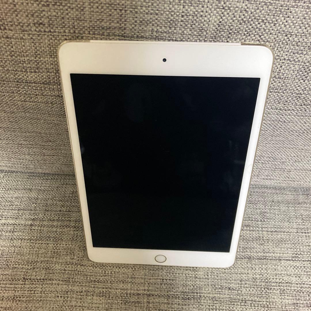 値下げ中iPadmini4 128GB Wi-Fi+Cellularゴールド本体