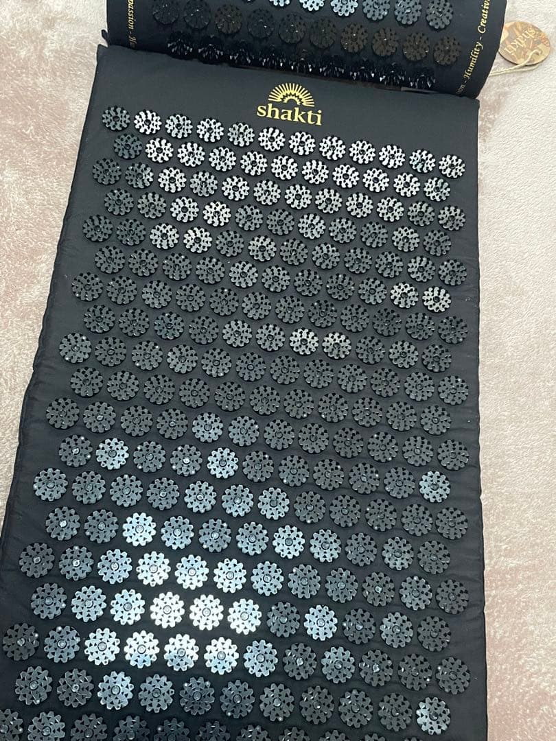 【正規品】美品　シャクティマット＆ピローセット　ブラック　オリジナル　レベル2