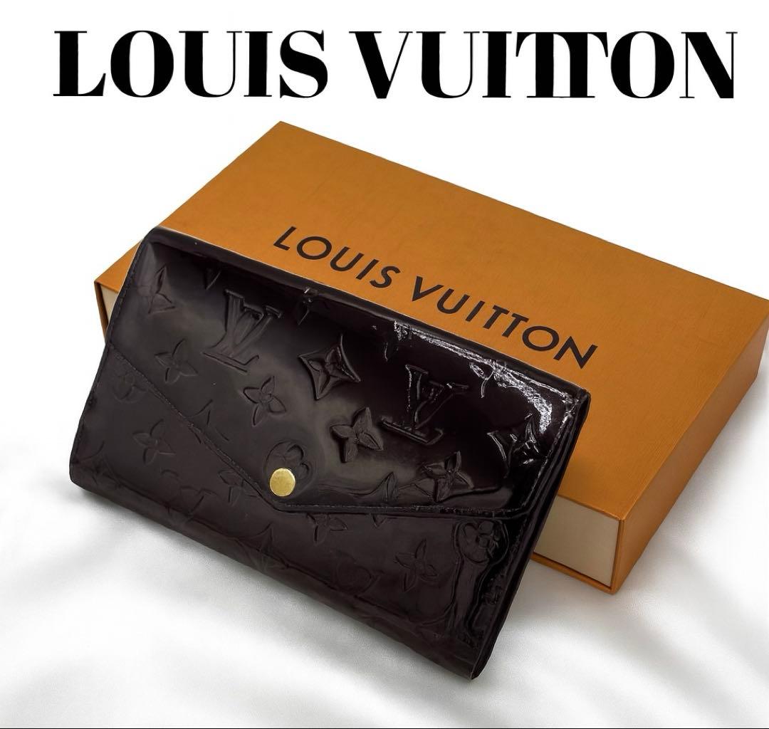 【美品】ルイヴィトン ヴェルニ 長財布 状態良好・ベタつきなし・角スレなし。