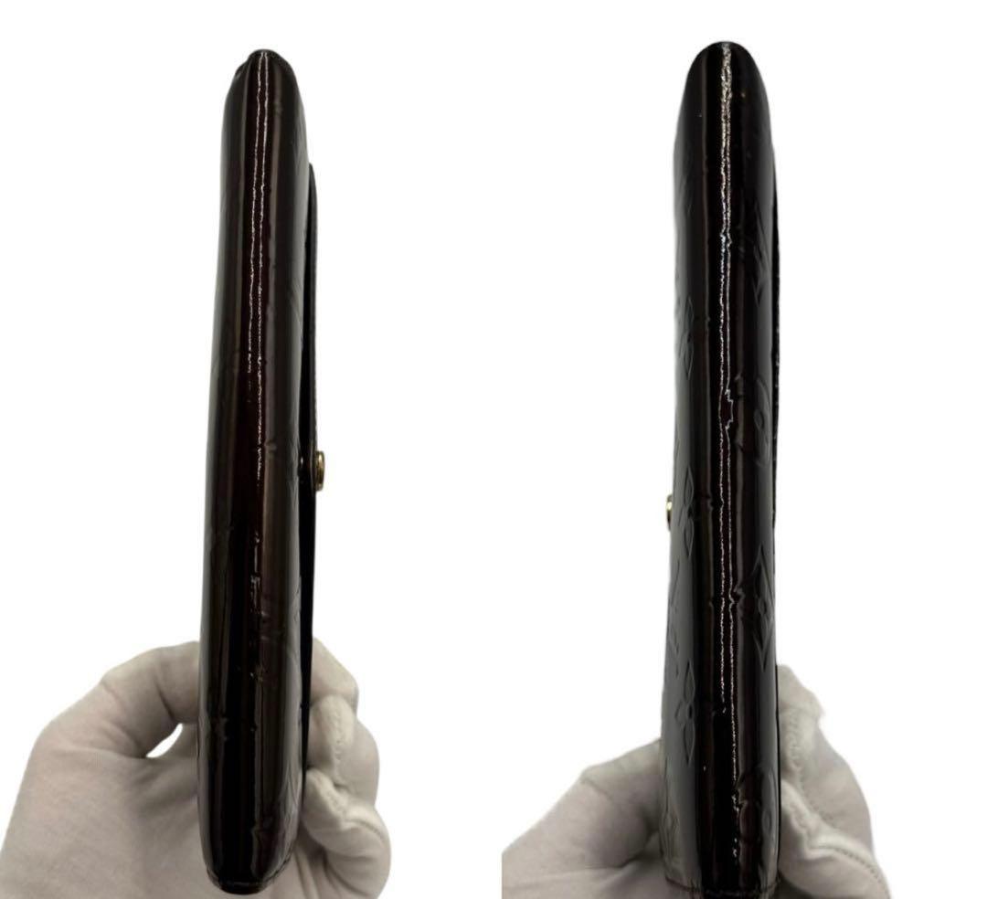 【美品】ルイヴィトン ヴェルニ 長財布 状態良好・ベタつきなし・角スレなし。