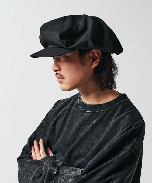 2025SS KIJIMA TAKAYUKI BIG CASQUETTE 黒 3