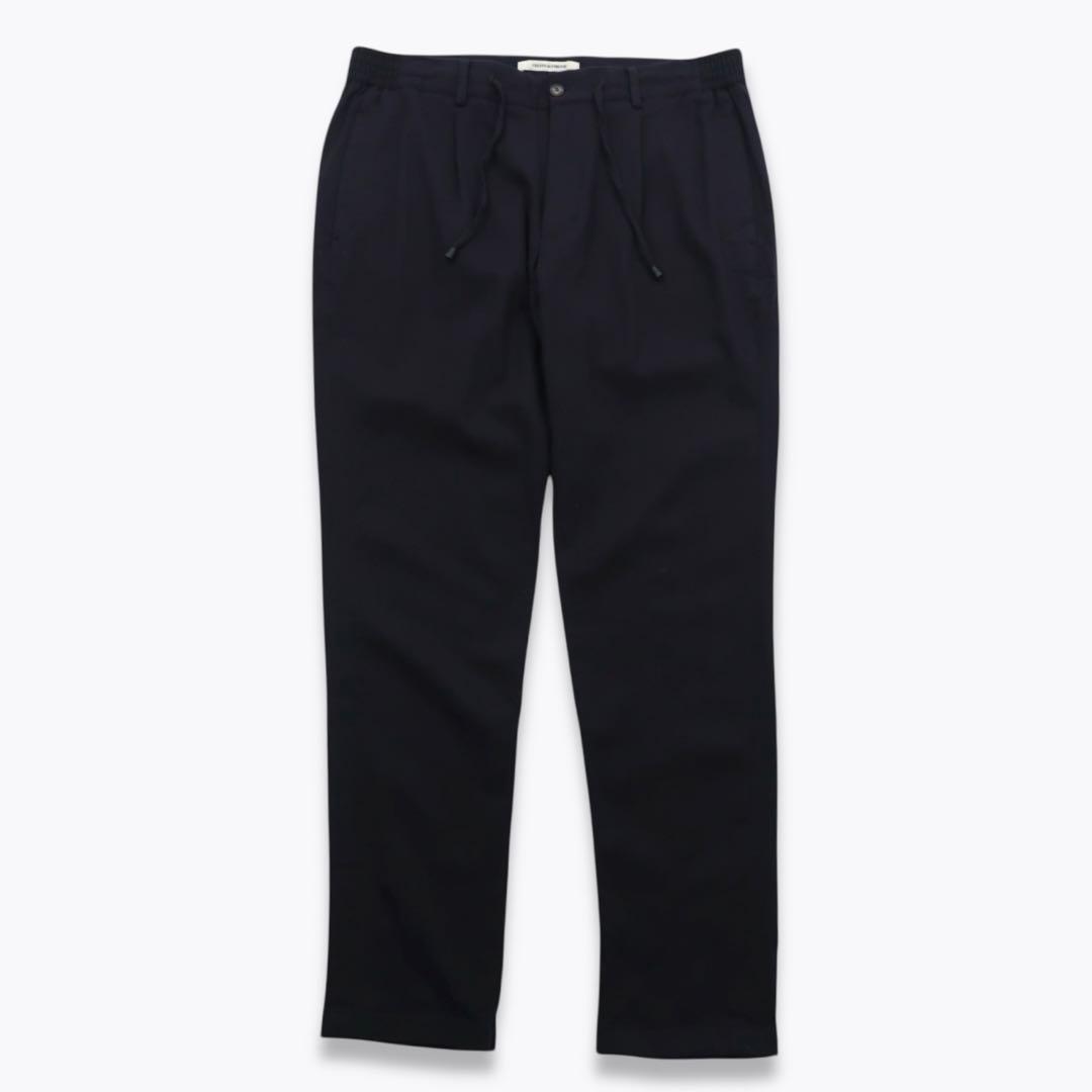 ジャブスアルキヴィオ マサッチョ ウール ドローコードパンツ ネイビー 50