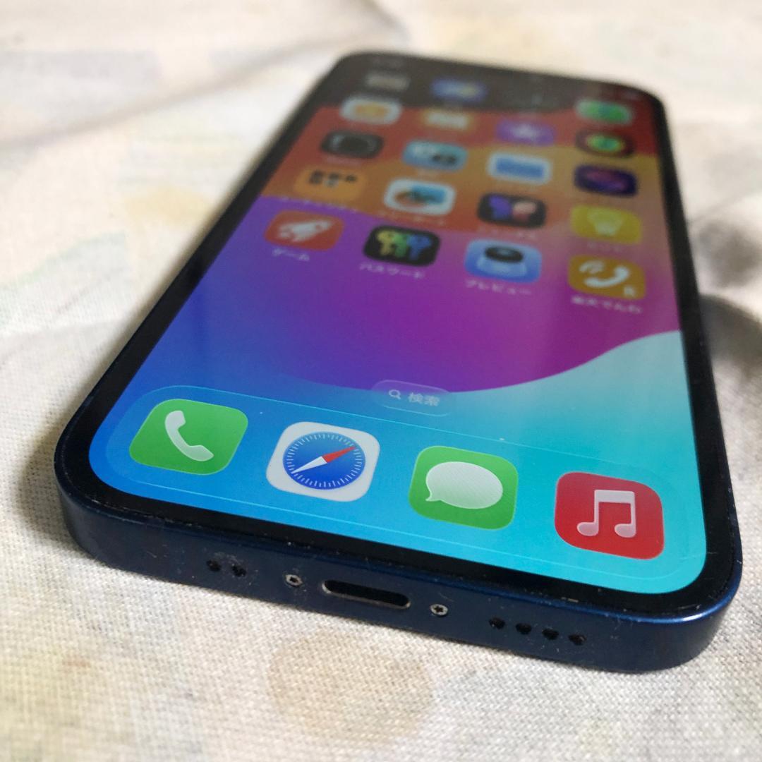 【SIMフリー】iPhone 12 mini 64gb ブルー NGAP3J/A