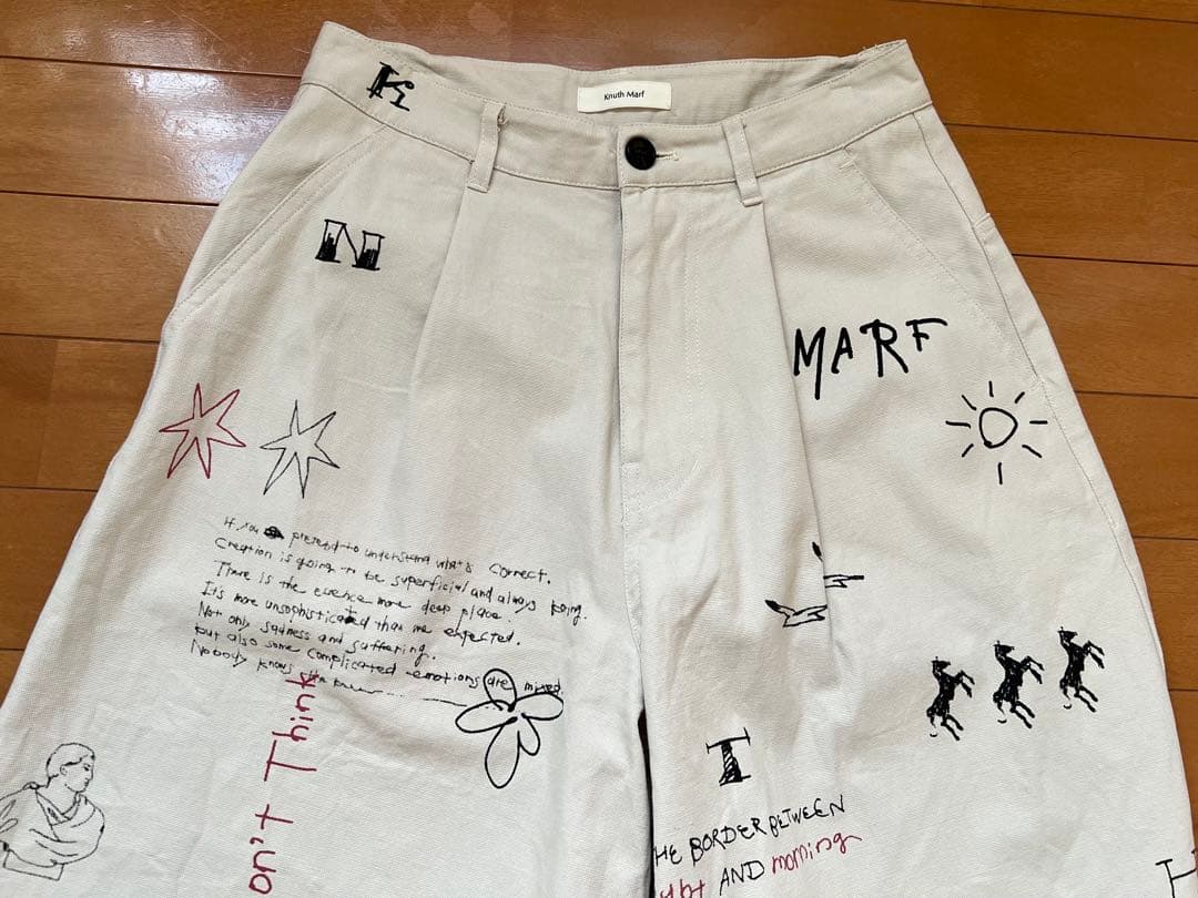 Knuth Marf high waist tatoo pants Sサイズ