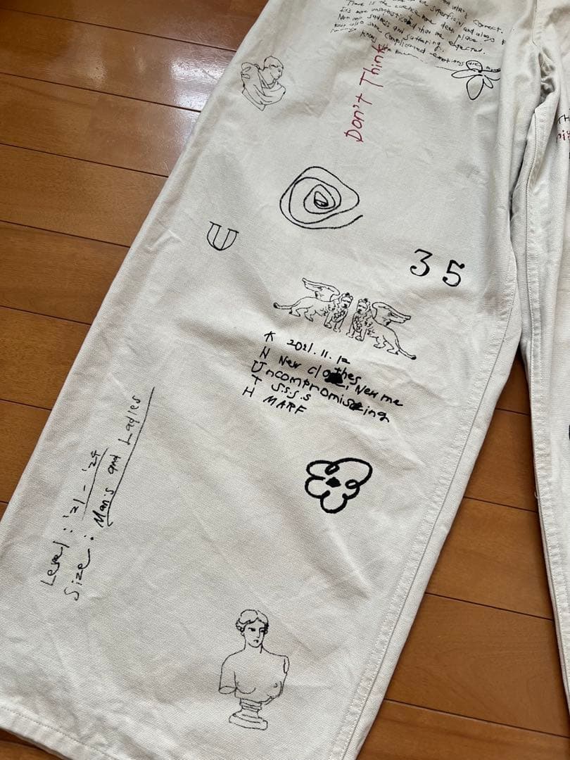 Knuth Marf high waist tatoo pants Sサイズ