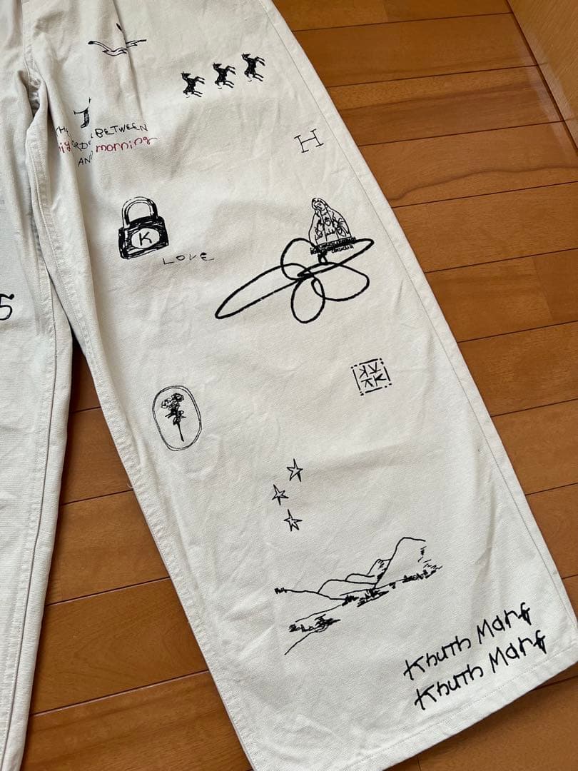 Knuth Marf high waist tatoo pants Sサイズ