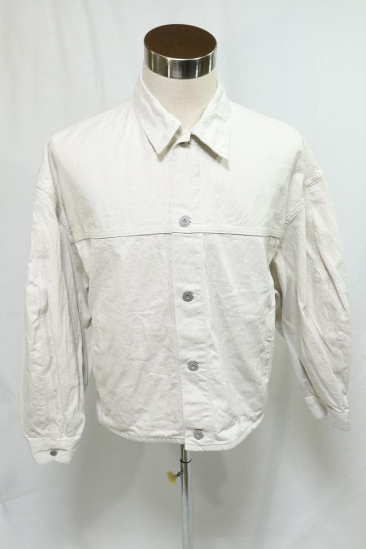 C*M様 KURO クロ コットン オーバースリーブクロスデニムジャケット 1■