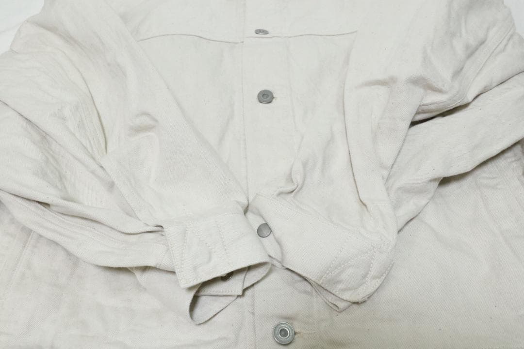 C*M様 KURO クロ コットン オーバースリーブクロスデニムジャケット 1■