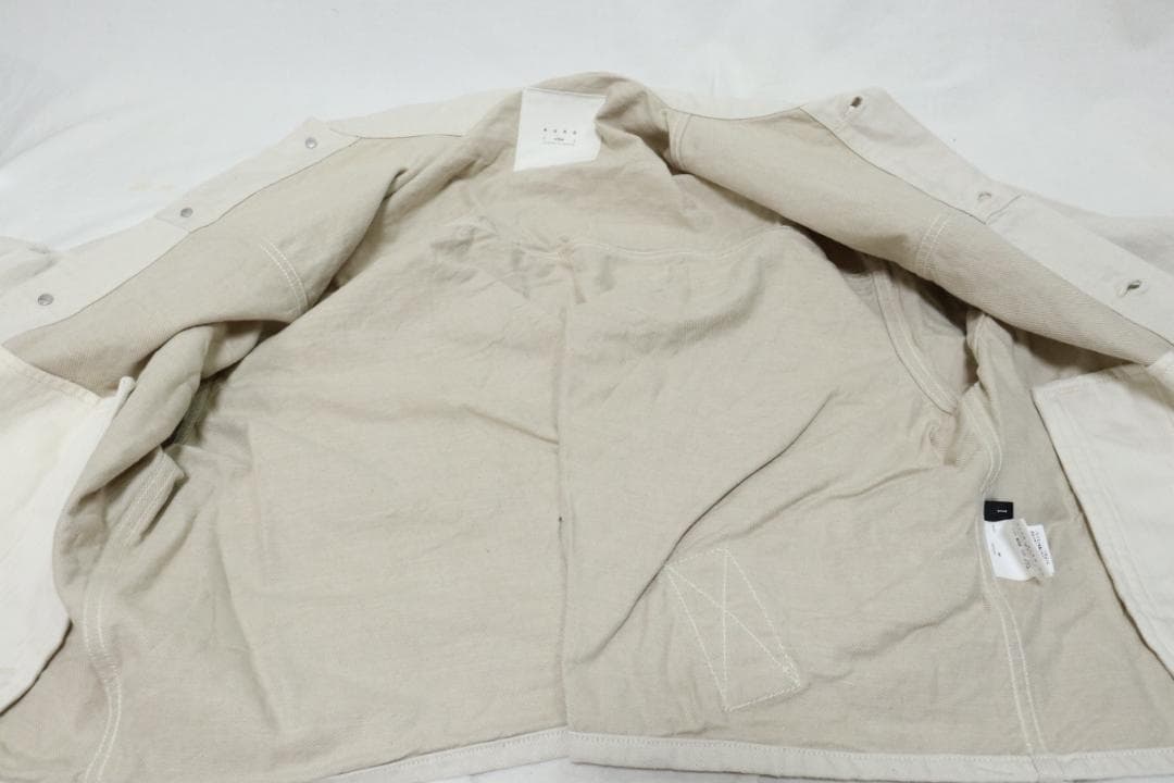 C*M様 KURO クロ コットン オーバースリーブクロスデニムジャケット 1■