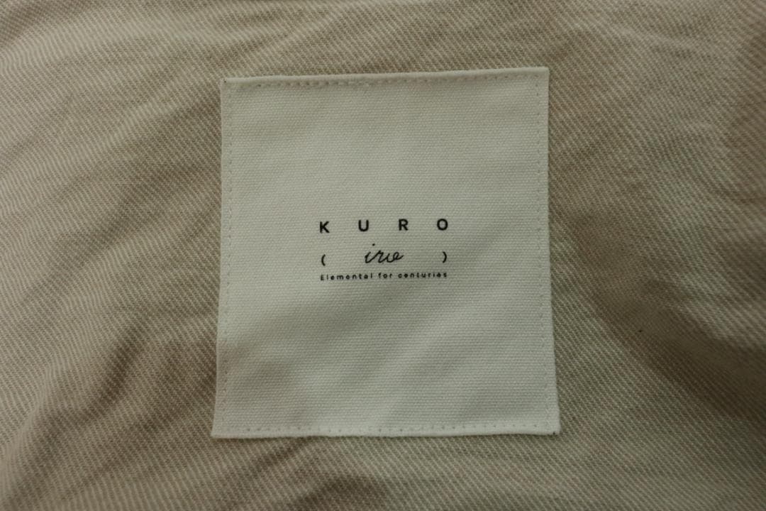 C*M様 KURO クロ コットン オーバースリーブクロスデニムジャケット 1■