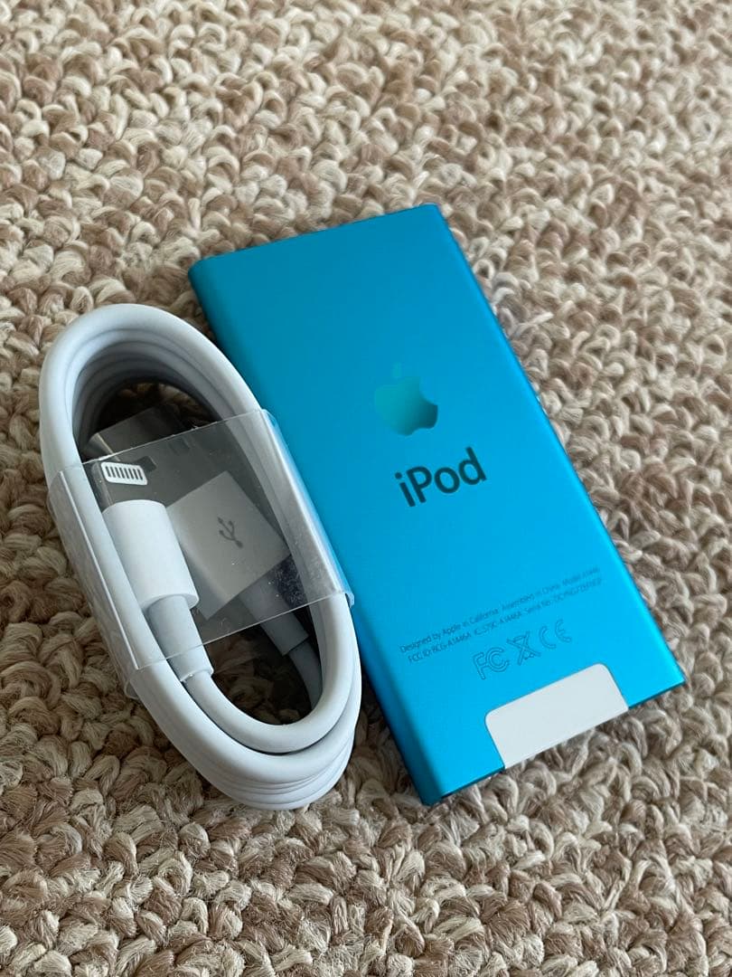 ☆美品 動作確認済 iPod nano 第7世代 ブルー Bluetooth