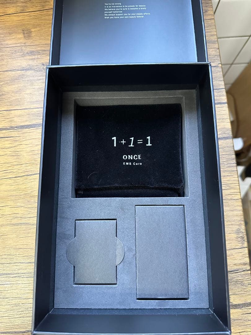 【美品】once ems care 電気バリブラシ　美顔器