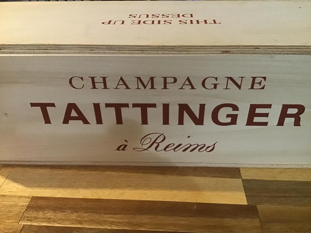 Xmas 木箱Wマグナム 3L　シャンパン【テタンジェ ブリュット レゼルブ 】