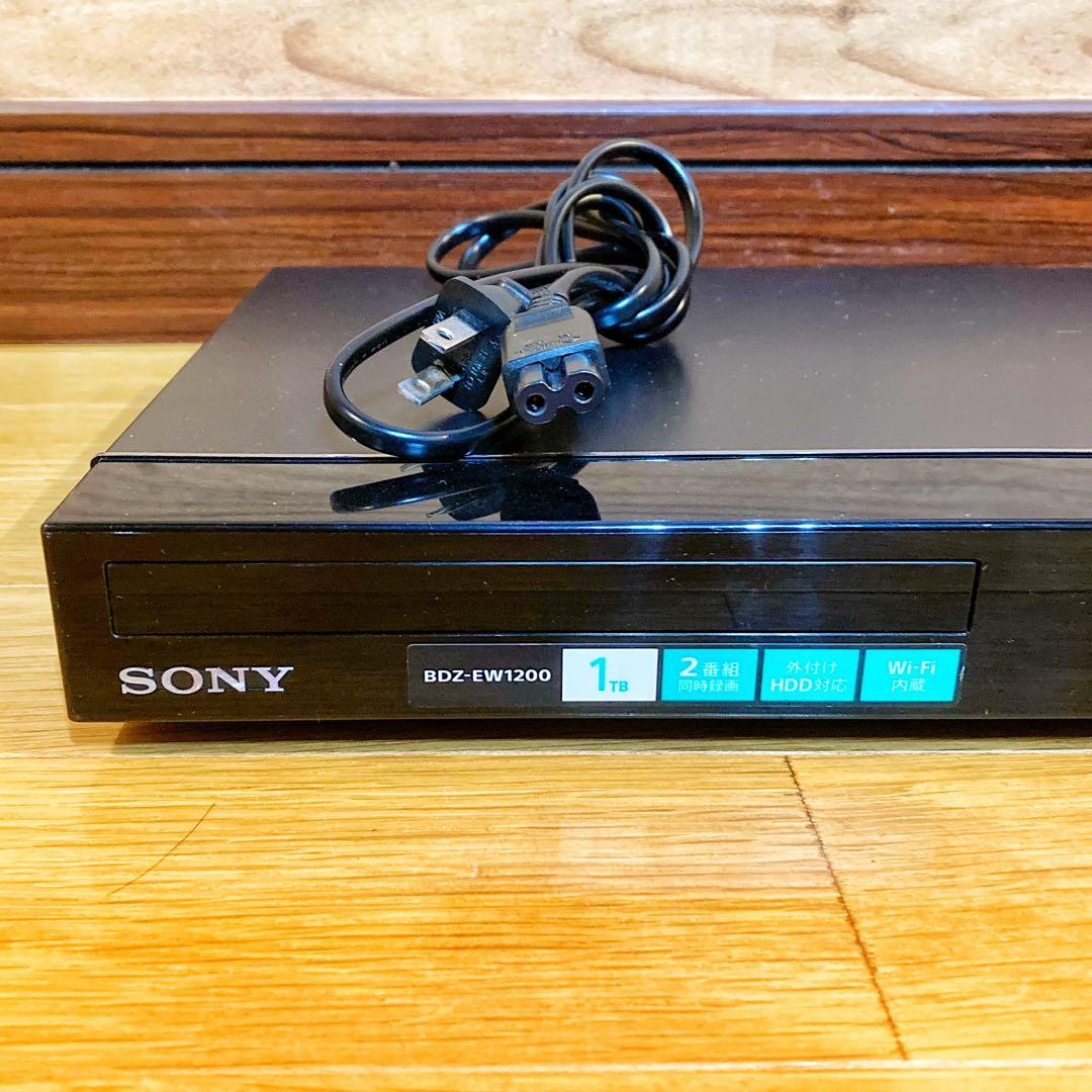 SONY ソニー　ブルーレイレコーダー HDD 1TB２チューナー 2番組同時録