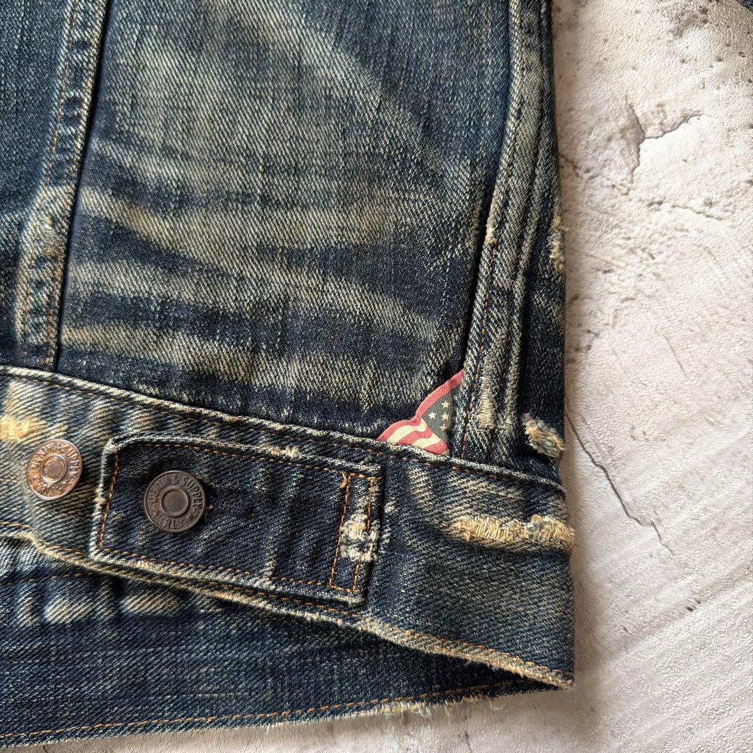 DENIM & SUPPLY デニムジャケット アートピース　サイズL