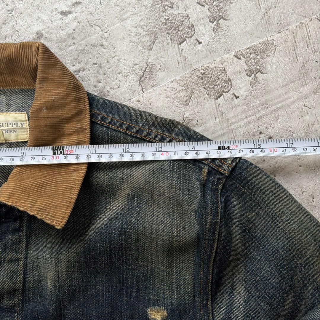 DENIM & SUPPLY デニムジャケット アートピース　サイズL