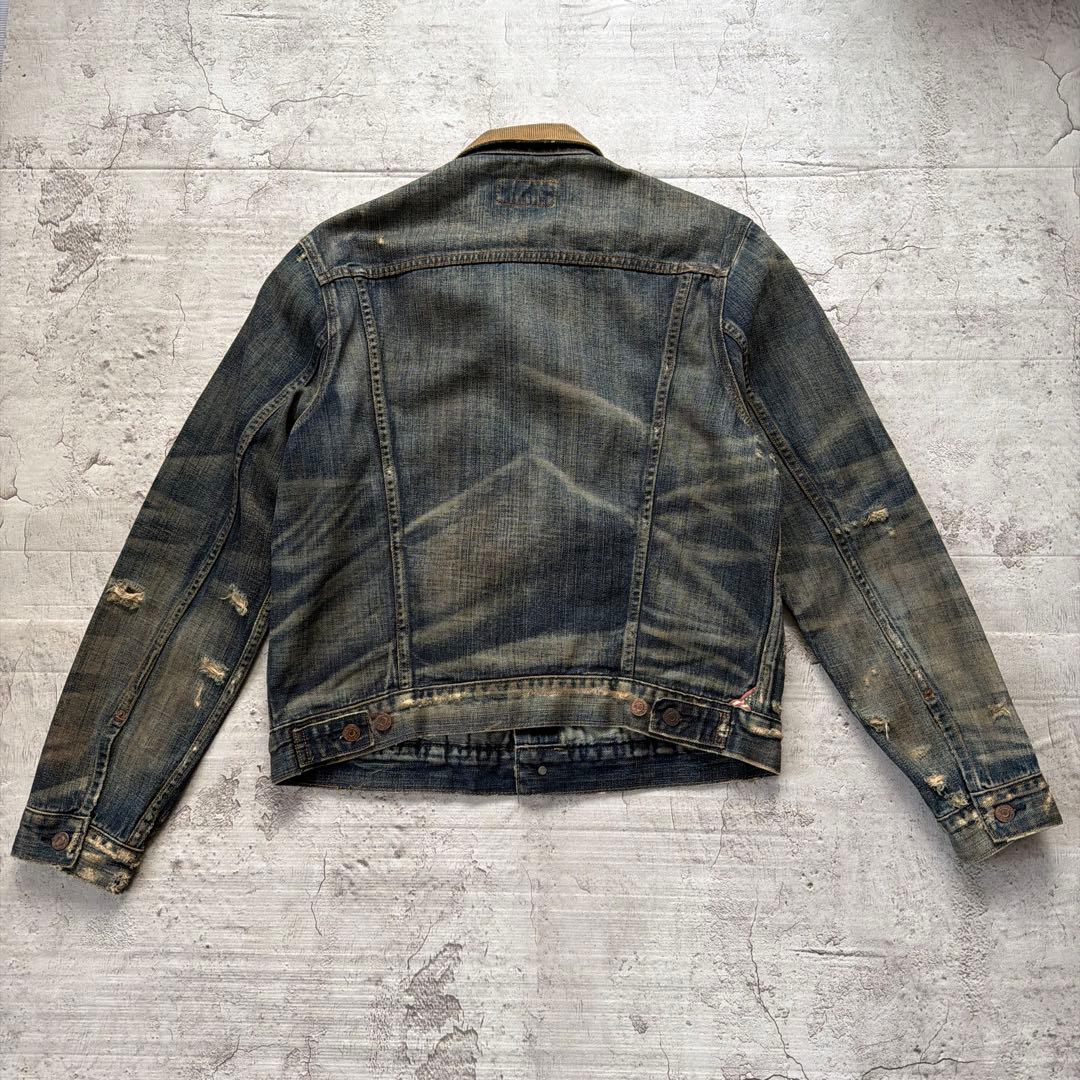 DENIM & SUPPLY デニムジャケット アートピース　サイズL