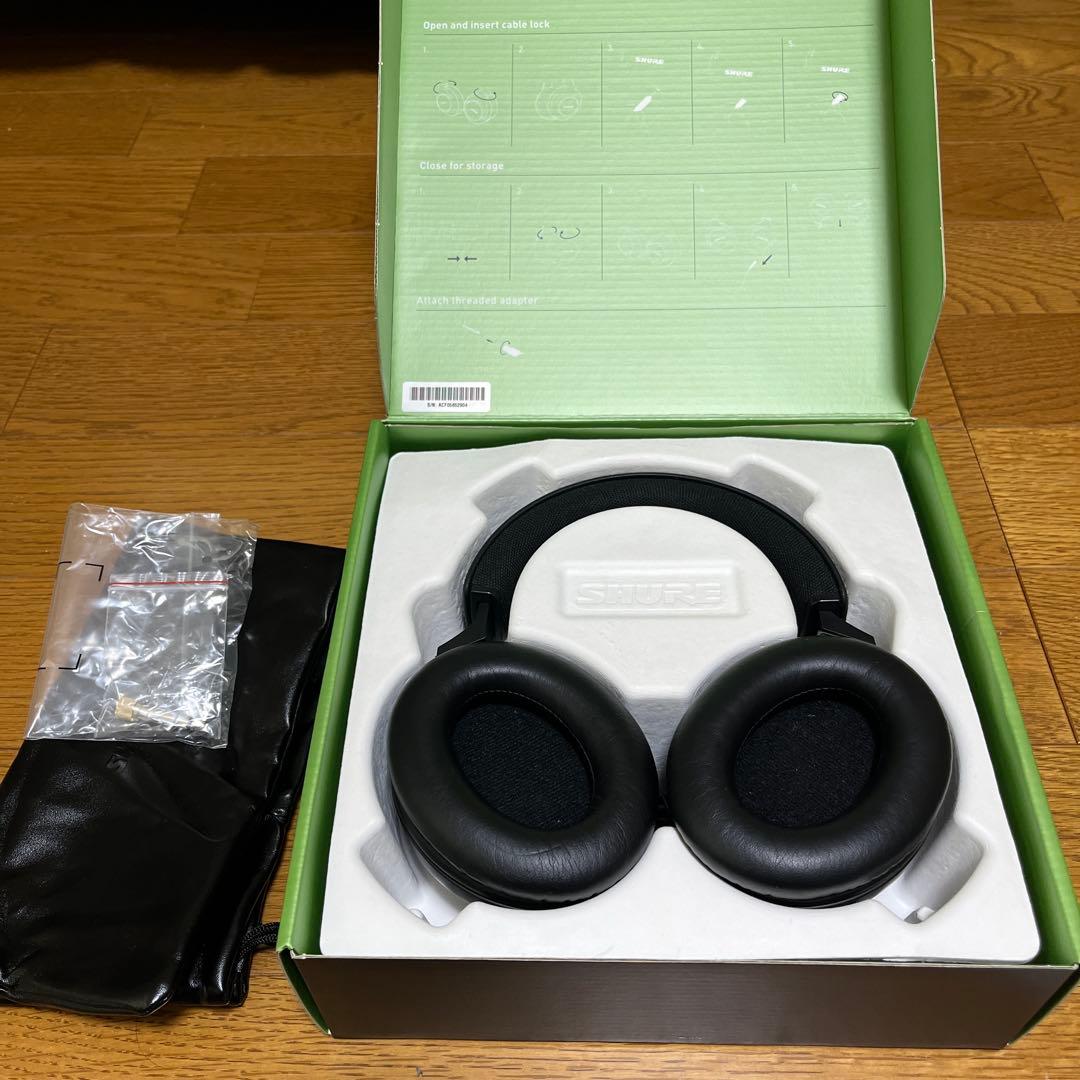 SHURE SRH840A有線ヘッドセット ブラック