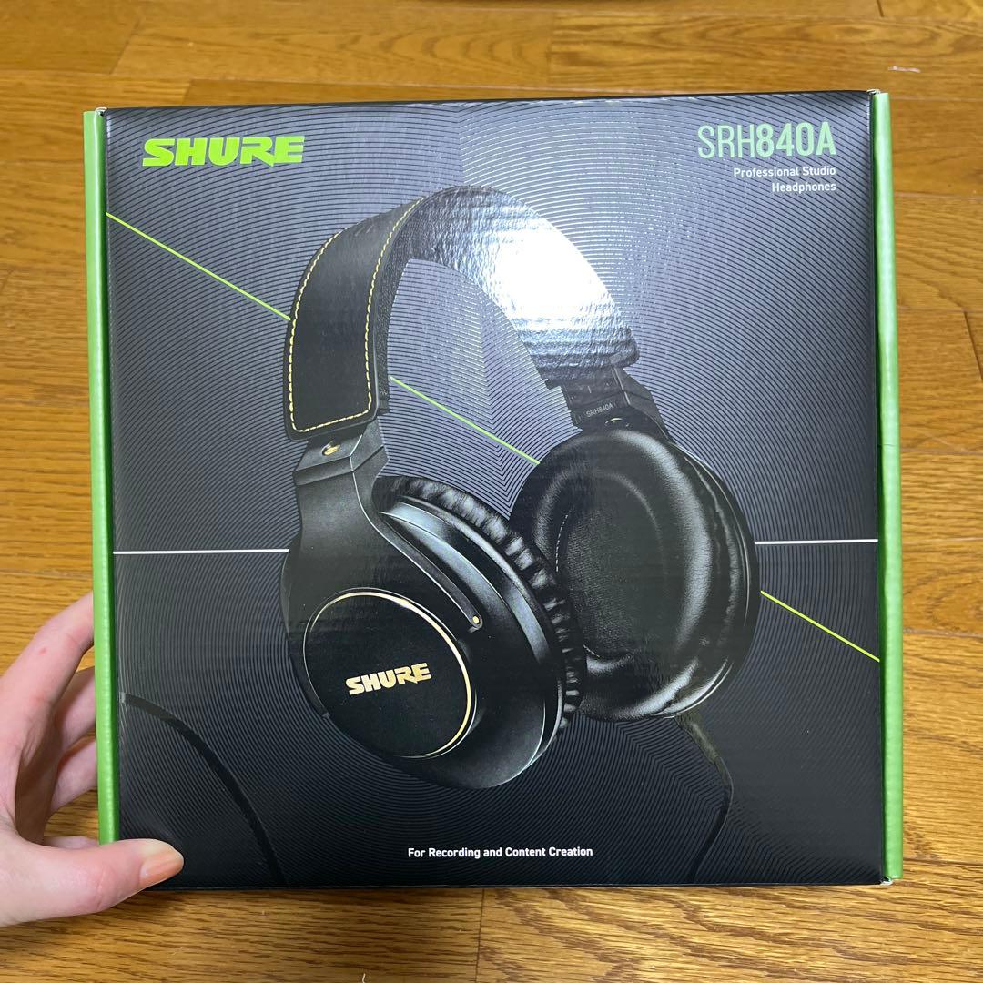 SHURE SRH840A有線ヘッドセット ブラック